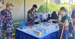 বাঘাইছড়িতে বিজিবি মারিশ্যা জোনের ফ্রি মেডিকেল ক্যাম্প